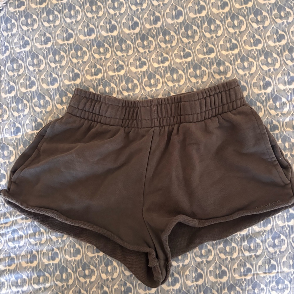 Garage Grey Women's Shorts kind of brown in the picture but they are dark grey